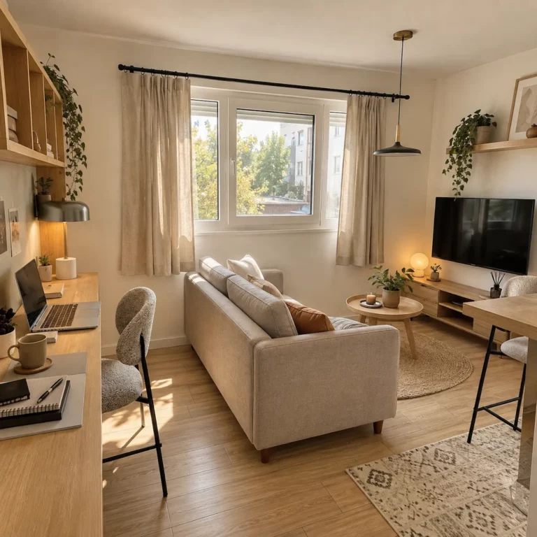Studio optimisé à Maisons-Alfort, aménagement complet en petit espace